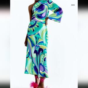 Zara Vibrant Multicolor Maxi Dress
